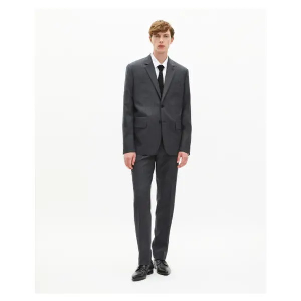 Veste de costume en laine grise grey - The Kooples Talange