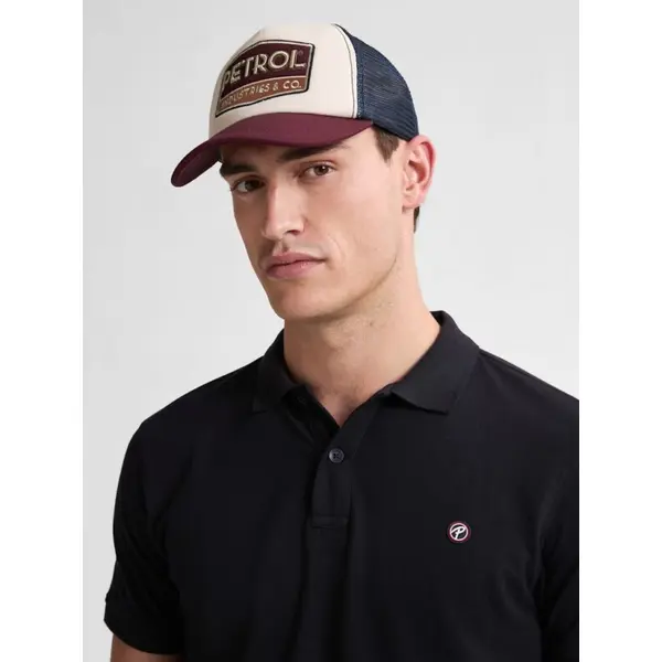 Casquette filet bordeaux et bleue Petrol Industries CAP822 homme
