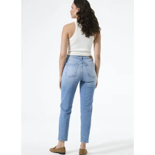 Women jeans isabella mom fit blue - Garcia