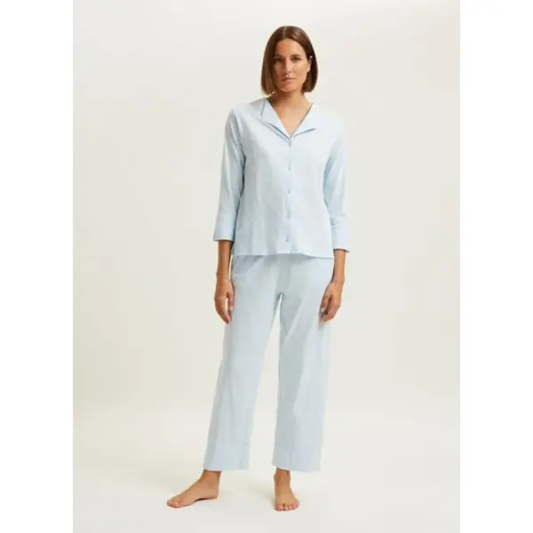 - Pyjama col tailleur en jersey, Anafi - Yves Delorme