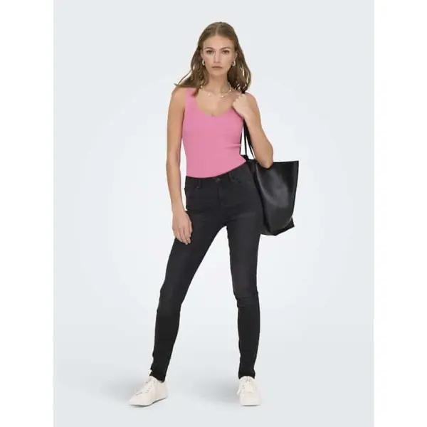 Top Rose Maille Côtelée JDY Femme | Printemps Été 2026