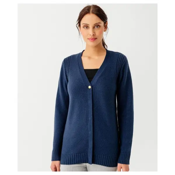 Gilet uni boutonné