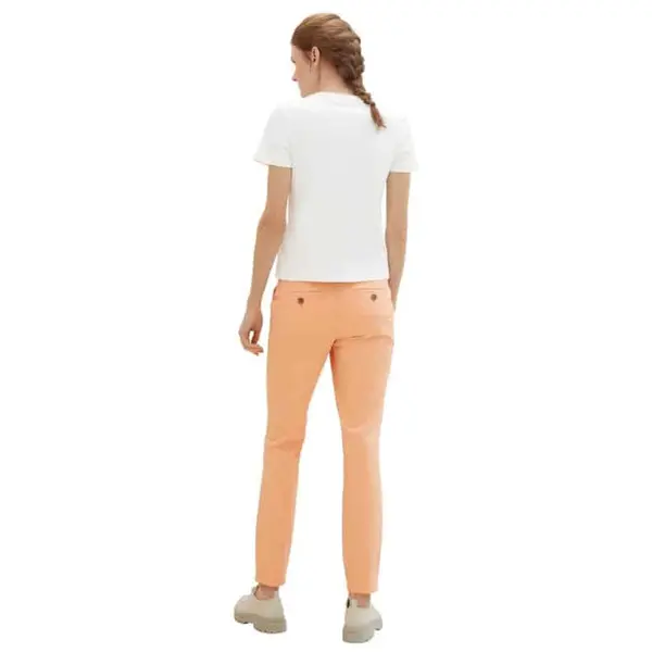 PANTALON CHINO CORAIL FEMME TOM TAILOR