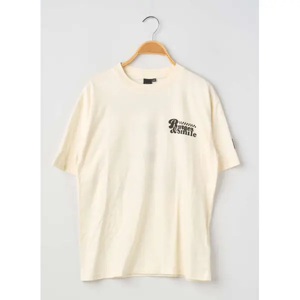 T-shirt Le Temps Des Cerises Beige Manches Courtes