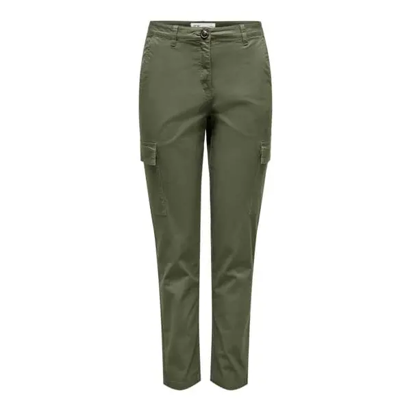 PANTALON CARGO KAKI COUPE SLIM FEMME JDY