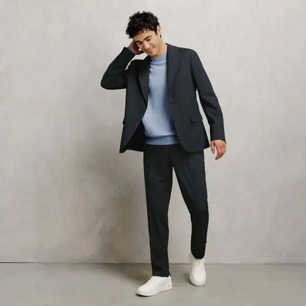 Pantalon de costume confort à carreaux
