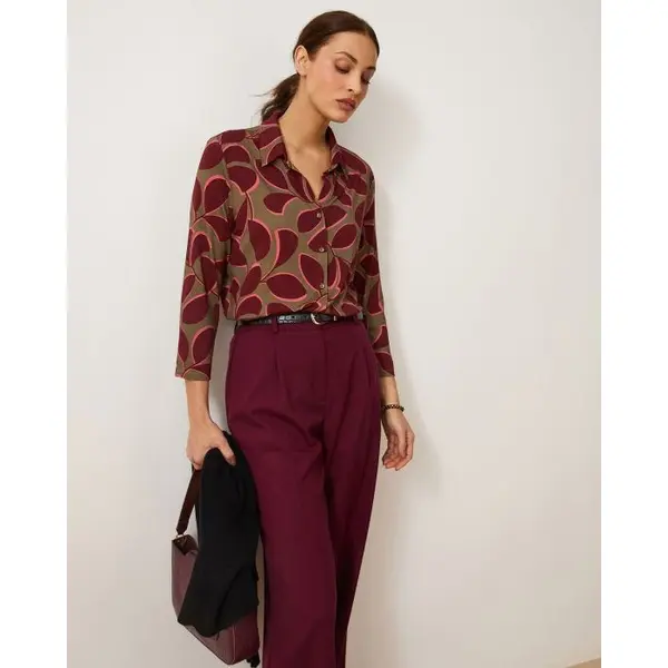 Chemisier maille stretch