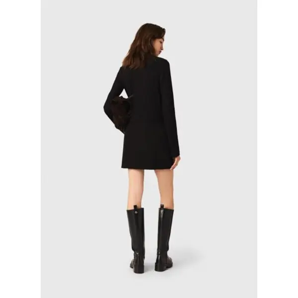 Robe courte avec col montant - Maje