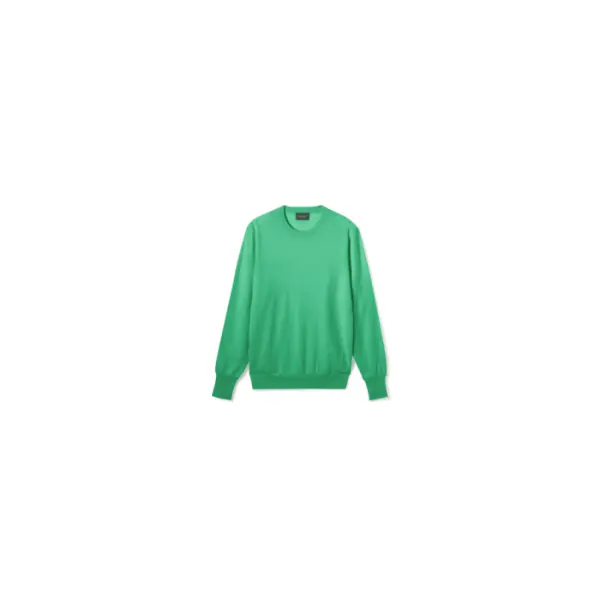 Pull col rond origines - homme - vert tupper - Bompard