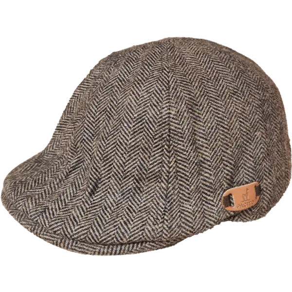 CASQUETTE BERET MARRON LAINE PACITO HOMME INGLES