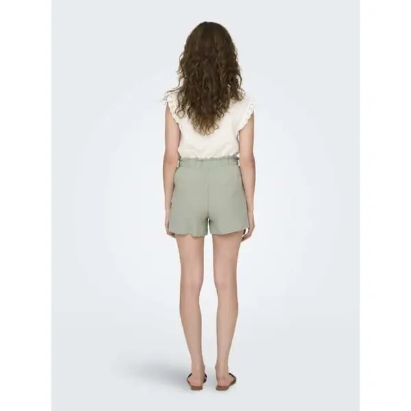 Short vert femme en gaze de coton JDY – Léger et naturel Printemps/Été 2026