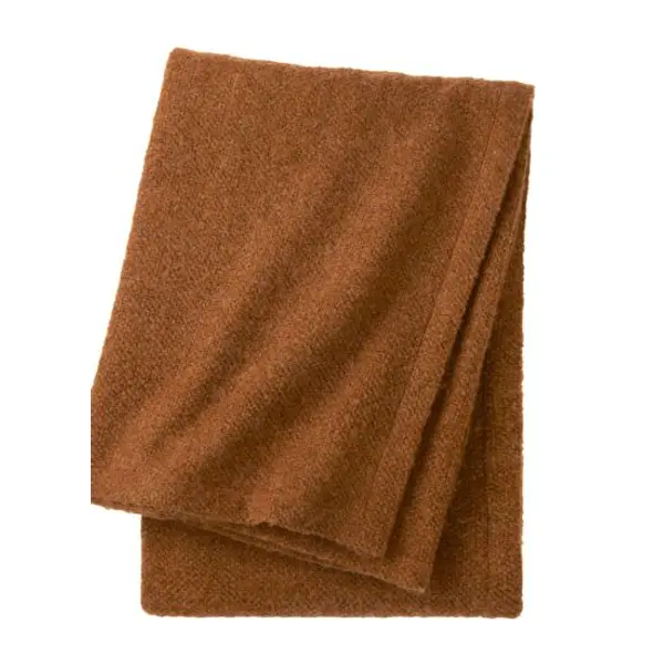BOSS Home - Plaid en acrylique, laine, synthétique marron, Donegal - Yves Delorme