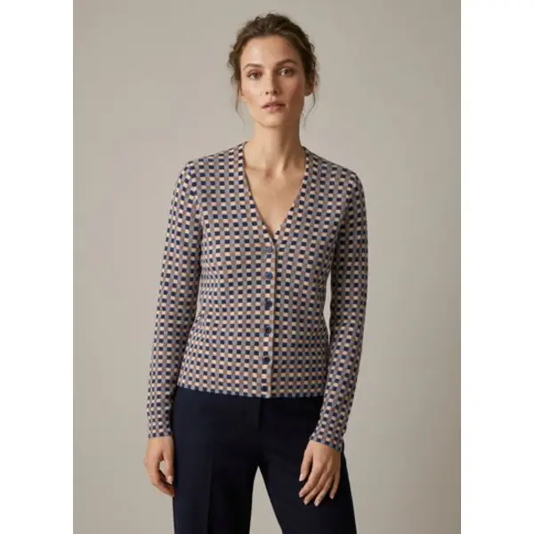 Gilet imprimé - femme - sailor/vicuna - Bompard