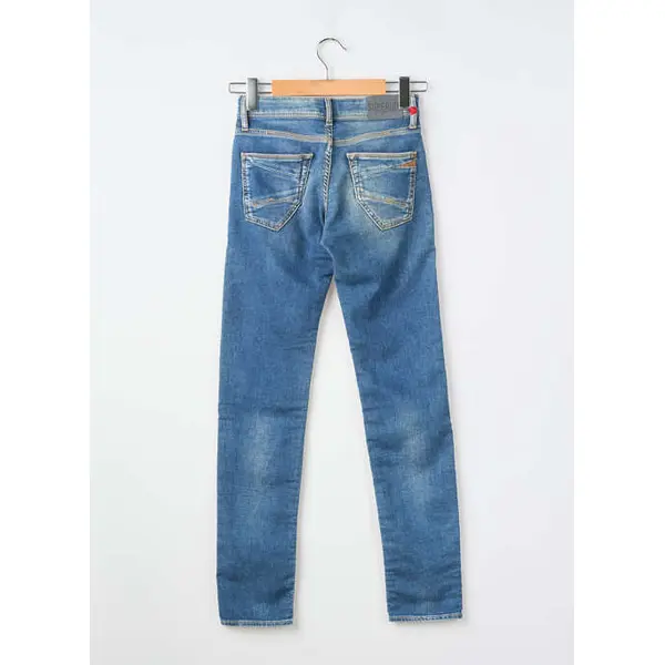 Jeans Coupe Slim Le Temps Des Cerises Bleu