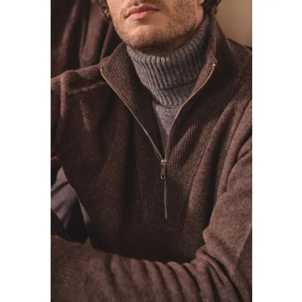 Pull col camionneur unisexe en 100% laine REVEUR - Maison 123 Corbeil