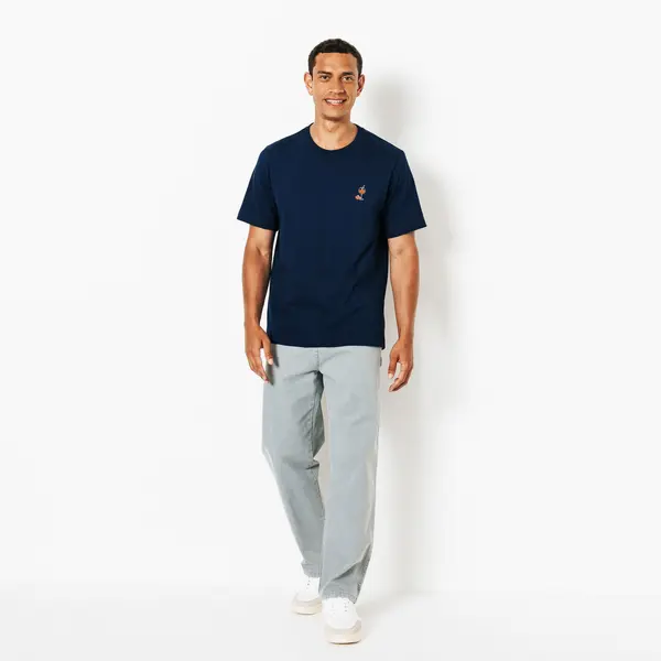 Tee shirt brodé en coton