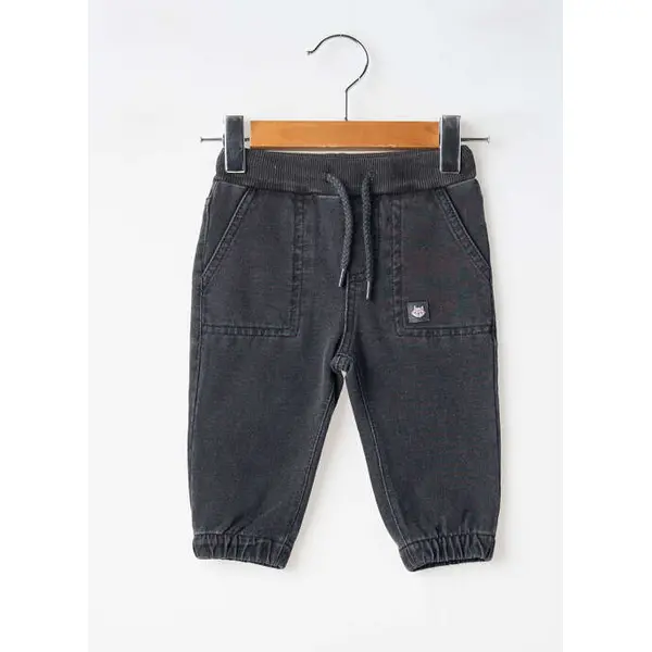 Pantalon Droit Mayoral Gris Taille Élastique