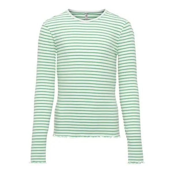 T-SHIRT MANCHES COURTES A RAYURE VERTE KOGGILA