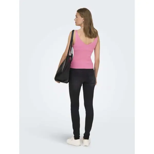 Top Rose Maille Côtelée JDY Femme | Printemps Été 2026