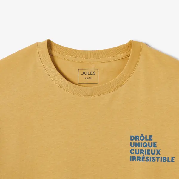 Tee shirt fête des pères imprimé poitrine