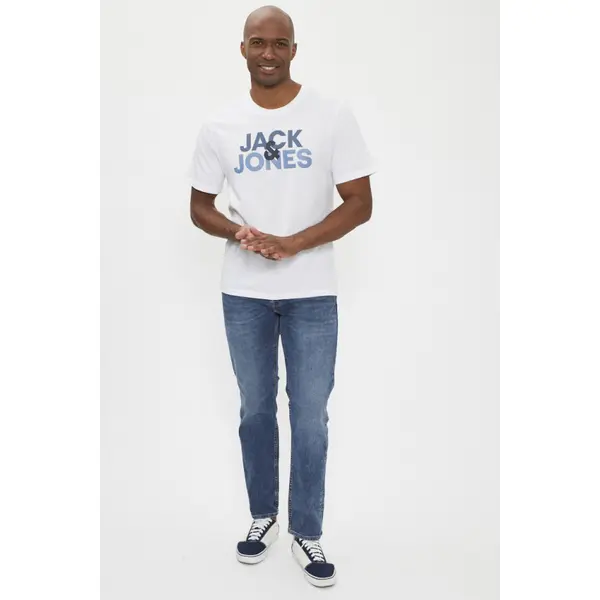 T-shirt blanc coupe standard