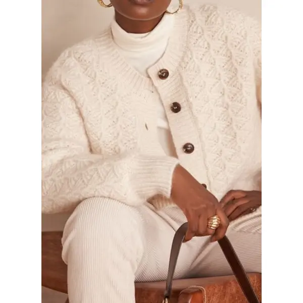 Gilet cosmo en mohair et laine - Maison 123