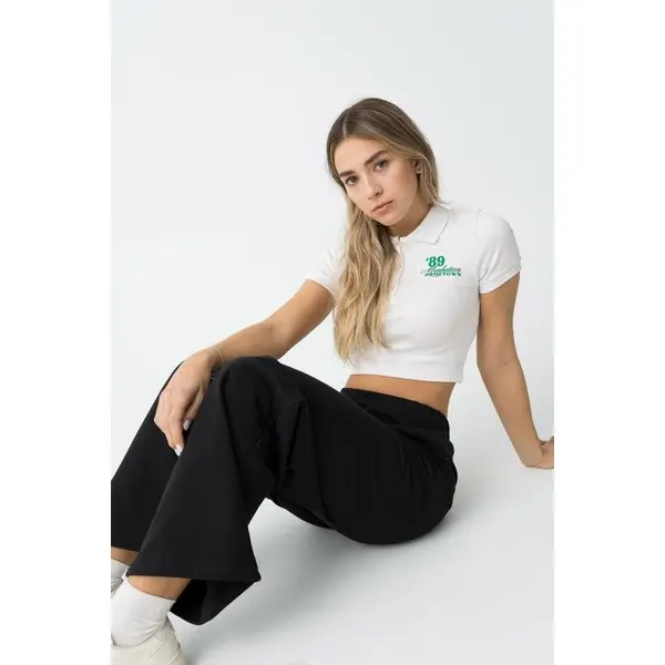 Pantalon Jogging Noir Coupe Large TIFFOSI Ado Fille du XXS au L