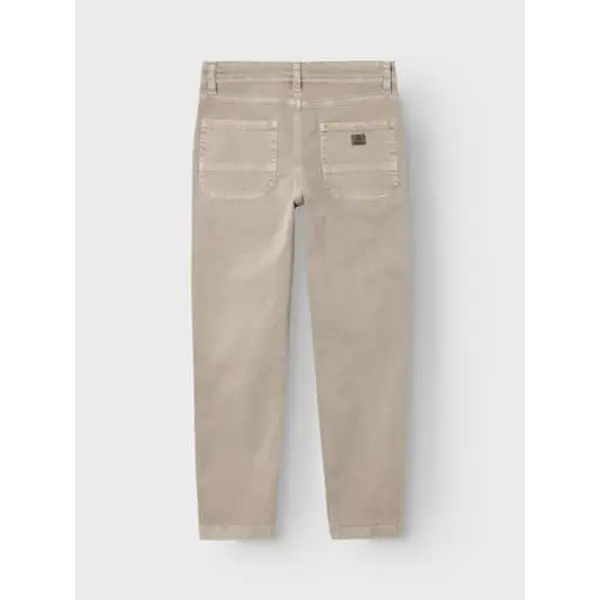 PANTALON 5 POCHES BEIGE GARÇON DU 6ANS AU 12ANS NAME IT NKMSILAS