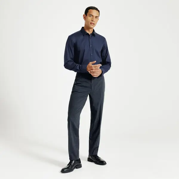 Chemise slim unie