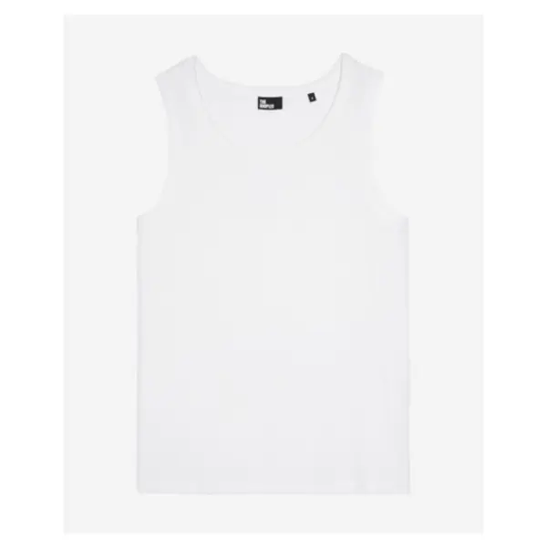 Débardeur avec broderie blason blanc white - The Kooples Corbeil