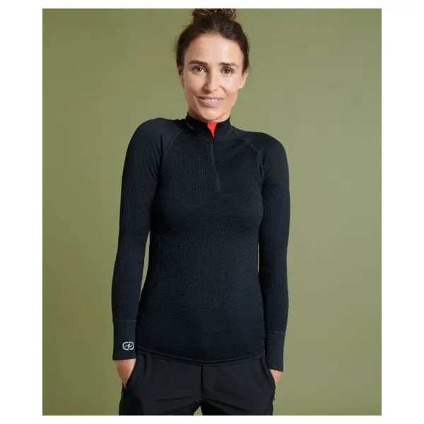 T-shirt col zippé Energy Thermolactyl 4 femme
