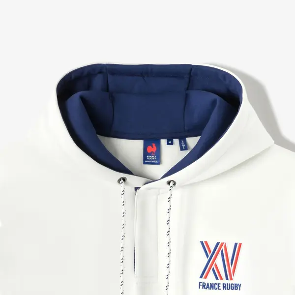 Sweat à capuche brodé licence France Rugby