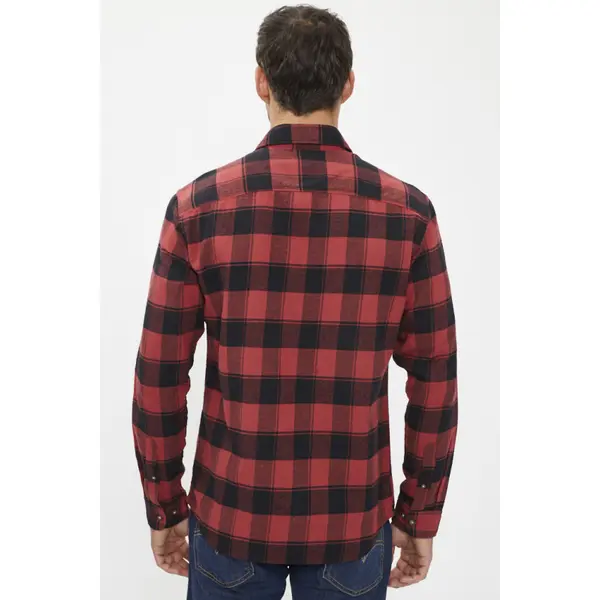 Chemise Buffalo à carreaux rouge et noir