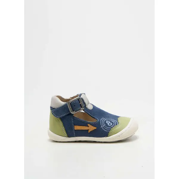 Bottillons Mod8 Bleu Bout Rond
