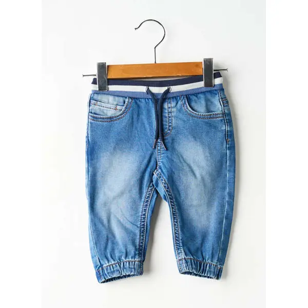 Pantalon Droit Mayoral Bleu Taille Élastique