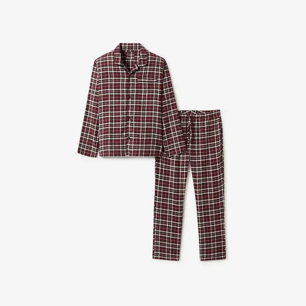 Ensemble pyjama en flanelle à carreaux