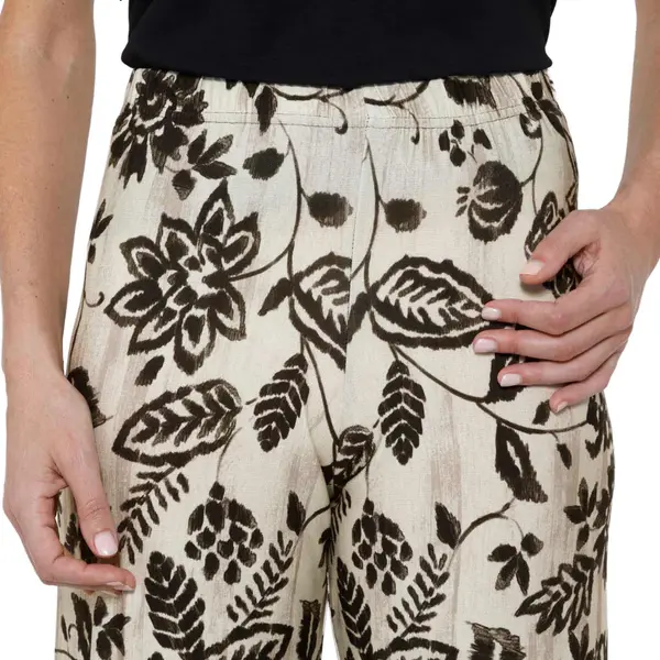 Pantalon extensible Flowers