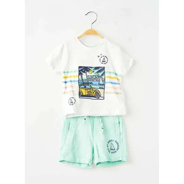 Ensemble Short Boboli Vert