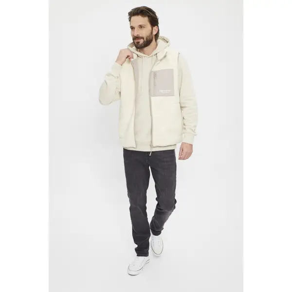 Veste sans manches teddy