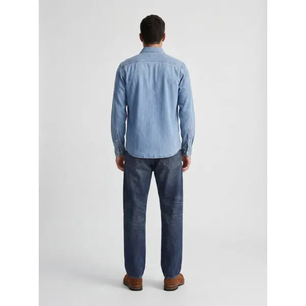 Chemise en jean bleu RDD Lesner homme