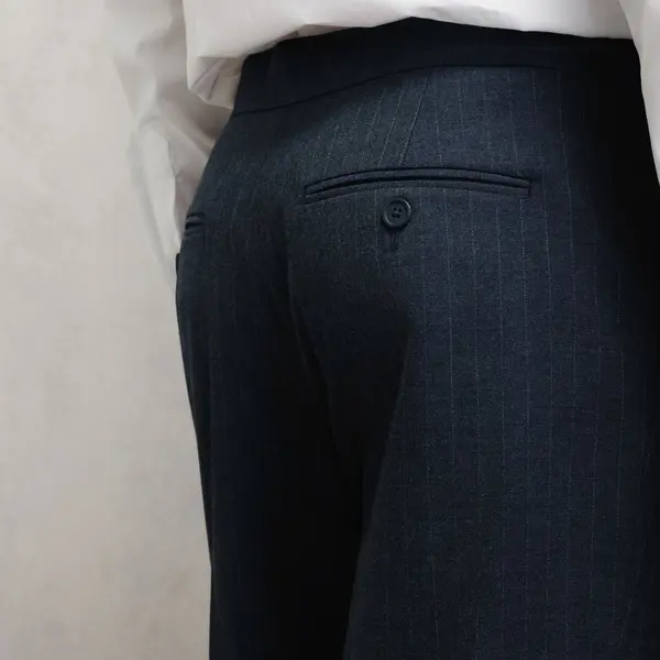 Pantalon de costume confort rayé