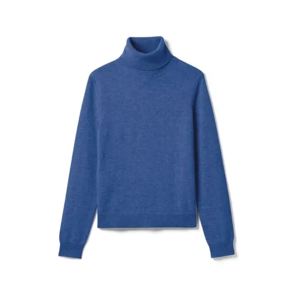 Pull col roulé ajusté - femme - geai - Bompard