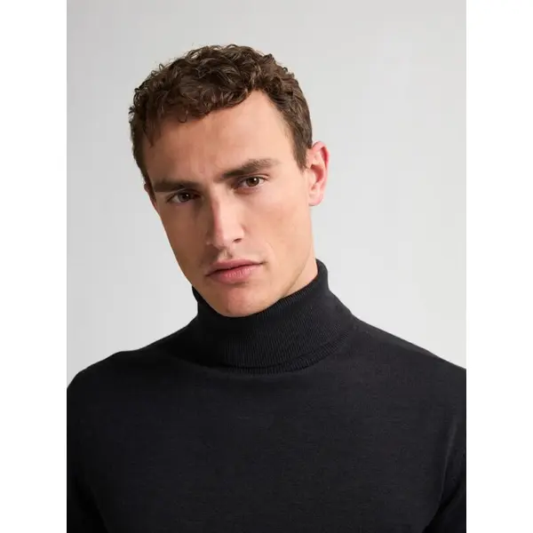 Pull marron col roulé Petrol Industries homme – douceur et chaleur