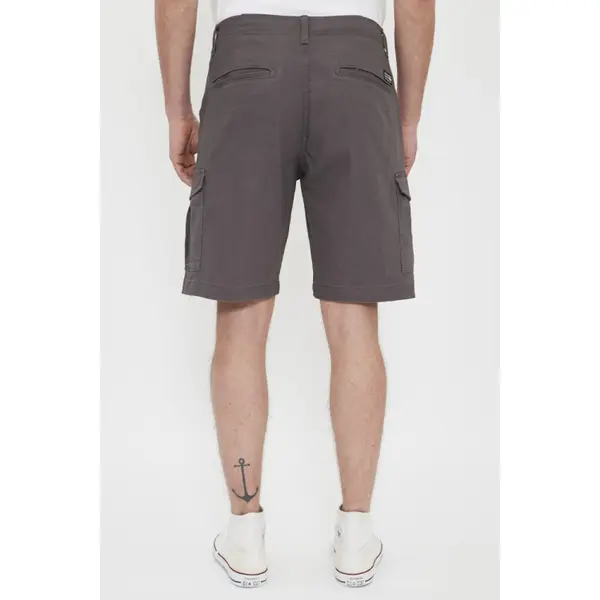 Short cargo gris