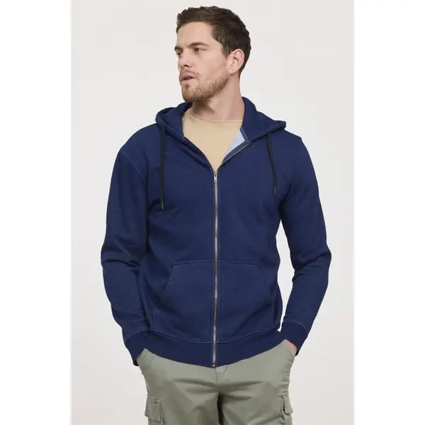 Veste zippée bleue à capuche Lee Cooper homme du M au XXXL