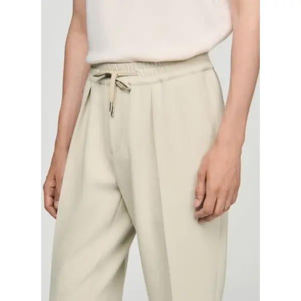 Pantalon droit élastiqué - Sandro