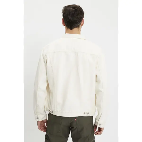 Veste trucker beige clair