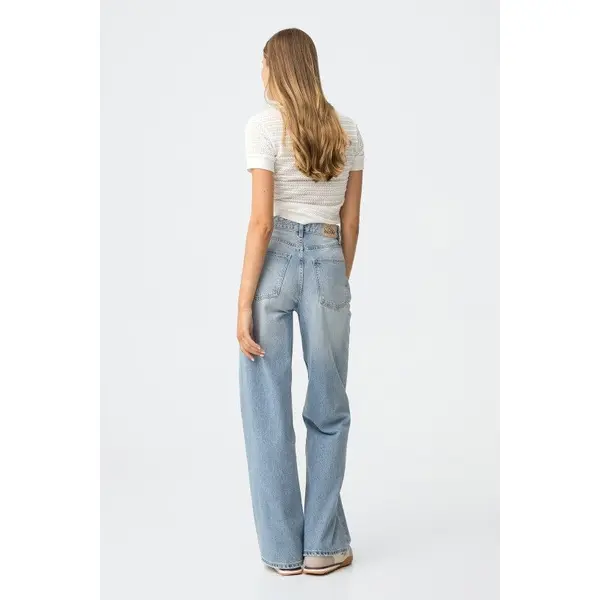 JJean large wide leg bleu clair ado fille TIFFOSI– Style urbain, rentrée 2025, du XXS au L