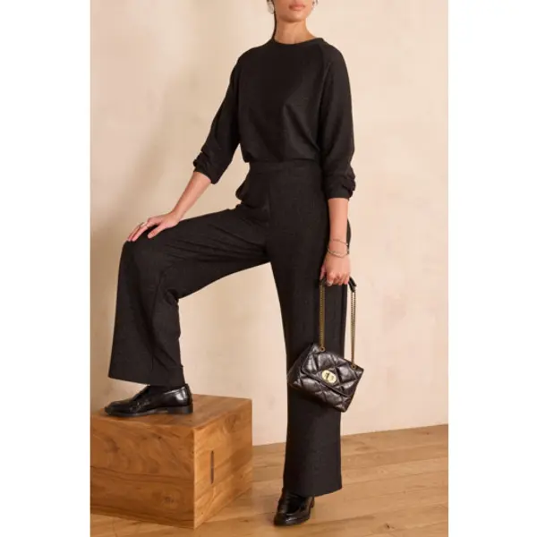 Pantalon droit en lurex MONA - Maison 123 Corbeil