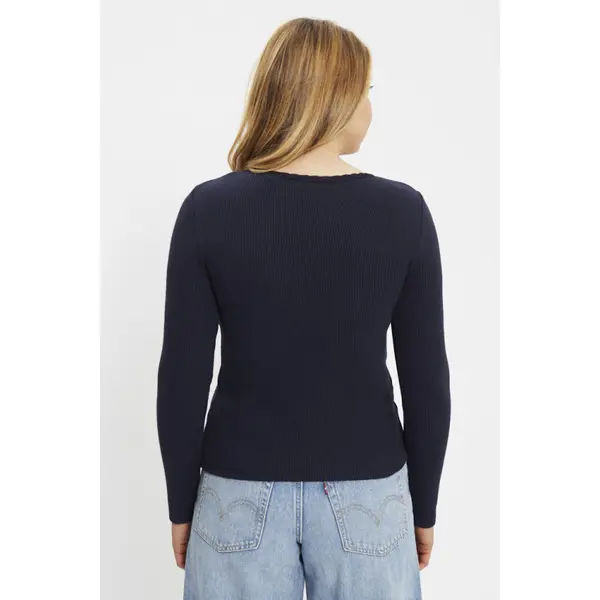 T-shirt Dry Good maille gaufrée bleu marine